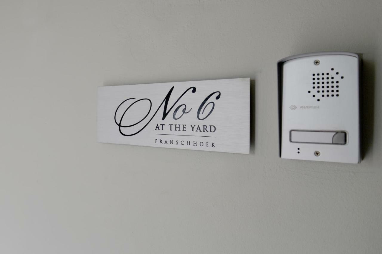 Apartamento No. 6 The Yard Franschhoek Exterior foto
